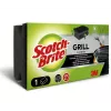 Scotch-Brite BBQ grila tīrīšanas līdzeklis melns īpaši jaudīgs abrazīvs spilventiņš ar nagiem draudzīgu satveršanas joslu, 1 vienība (GNS1N)
