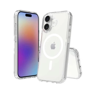 SCREENOR Bumper Case Apple iPhone 17 ar MagSafe – caurspīdīgs, triecienizturīgs un pret dzeltēšanu