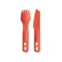Sea To Summit Passage Cutlery Set Orange - 3-Piece Lightweight Camping Cutlery Set