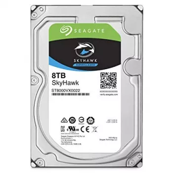 Seagate SkyHawk 8TB novērošanas cietais disks, 3,5 collas, SATA 6Gb/s, 7200RPM, 256MB kešatmiņa