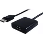 SECOMP STANDARD DisplayPort to HDMI Adapter, DP Male to HDMI Female, 4K@30Hz, Black (S3203)