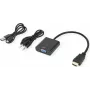 SECOMP STANDARD HDMI uz VGA + 3,5 mm audio adaptera kabelis, 0,23 m (S3210)