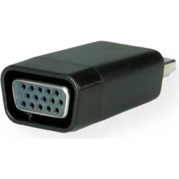 SECOMP STANDARD HDMI uz VGA adapteris ar audio, HDMI Male uz VGA Female, Full HD 1080p, melns S3208