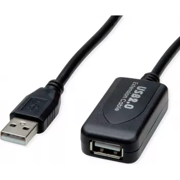SECOMP STANDARD USB2.0 aktīvais pagarinātāja kabelis, ST/BU, 15m (S3116) (11.55.3116)