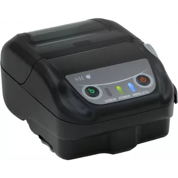 SEIKO MP-B21L-B46JK1-EA mobilais termiskās drukas kases čeku printeris ar Bluetooth, ES AC adapteri, jostas klipsi, akumulatoru, 203 dpi, 58 mm
