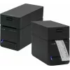 SEIKO SLP-720RT bezvadu LAN etiķešu printeris, 300 dpi tiešā termiskā druka, USB/Ethernet/Wi-Fi, automātiskais griezējs, melns/pelēks