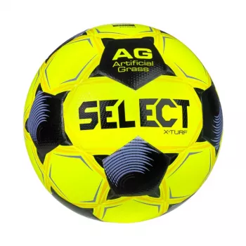 Select X-Turf v26 FIFA Basic Futbola Bumba 5. izmērs Dzeltena-Melna-Violeta
