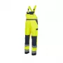 Semi-Combination augstas redzamības darba apģērba komplekts Class 3, fluorescējoši dzeltens/navy, izmērs M