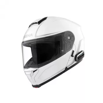 Sena OUTRUSH 2 Smart Modular Ķivere ar Mesh Intercom, Glossy White, L