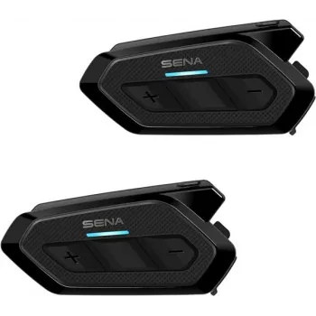SENA SPIDER RT1 Mesh Motocikla Intercom Dual Pack – Bluetooth 5.2, Mesh Intercom, līdz 12h sarunu laika