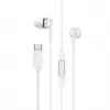 Sennheiser CX 80U vadu USB-C austiņas ar mikrofonu, baltas