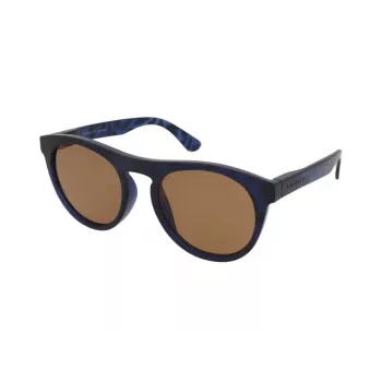 SERENGETI Unisex Sauļošanās Brilles SS572003-S Satin Black Taisnstūra Rāmis Brūnas Polarizētas Drivers Lēcas 53/20/140 mm