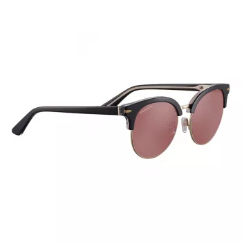 SERENGETI Women's SS560001 Saulesbrilles - Havana Acetāta Rāmis, Brūnas Fotohromiskas Minerālstikla Lēcas, 53mm