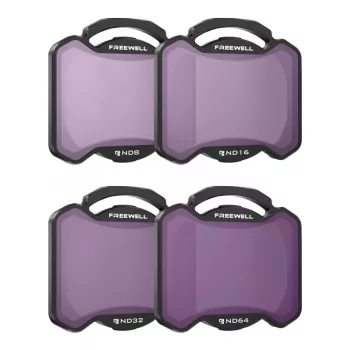Set of 4 Filters ND8,16,32,64 Freewell for DJI Avata 2