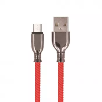 Setty USB-A to Micro-USB kabelis 1.0 m 3A ātrā uzlāde Sarkans FC-M