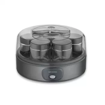 Severin JG 3510 Jogurta gatavotājs, 7 x 150 ml stikla burciņas, 13 W, balts