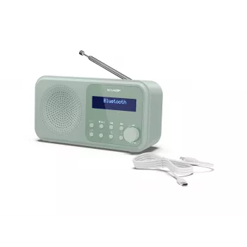 Sharp Tokyo DR-P420(GN) pārnēsājams DAB+/FM radio, Bluetooth 5.3, akvamarīnzaļš
