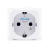 Shelly Plug M Gen3 White 2-Pack – viedais kontaktdakšas ar enerģijas uzraudzību, 13A, Wi-Fi & Bluetooth (Type F)