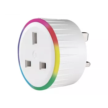 Shelly Plus Plug UK – viedais kontaktdakša ar enerģijas uzraudzību, 3000W, UK Type G
