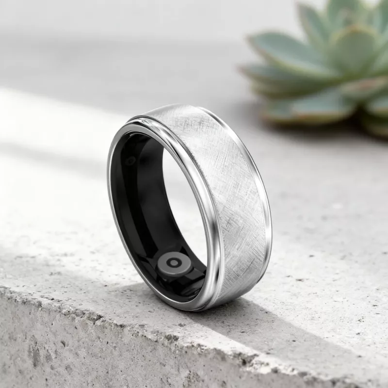 HiFuture Ring2 viedgredzens, izmērs 12 (68 mm), Titanium Silver