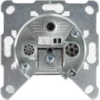 SHIVERPEAKS BASIC-S antenas kontaktligzda SAT+BK ar Klemmtechnik, 1 dB, gala kontaktligzda, 3 izejas (TV/Radio/SAT), iestrādājama BS15-93001