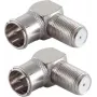 SHIVERPEAKS BASIC-S F-Quick 90 grādu adapteru komplekts, 2x F-vīrišķis uz F-sievieti, 75 Ohm, niķelēts BS15-300414