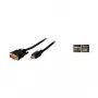 SHIVERPEAKS BASIC-S HDMI uz DVI-D 24+1 kabelis, 1,0 m, zelta pārklājums, melns BS77480