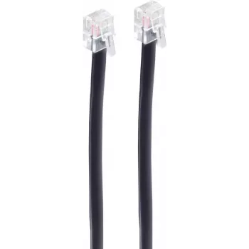 SHIVERPEAKS BASIC-S modulārais kabelis RJ11/RJ12 6P6C melns 15m BS70095-6/6