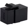 SHIVERPEAKS BASIC-S USB-C 3.1 Gen 2 Keystone savienotājs, female to female, 10 Gbps, melns BS08-10040