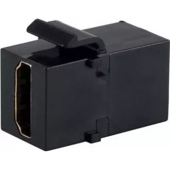 SHIVERPEAKS BS08-10052 Keystone HDMI 2.1 savienotājs, sievišķais uz sievišķo, 8K 48Gbps, melns