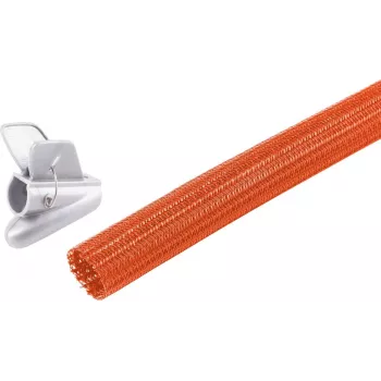 SHIVERPEAKS BS18-36067 Elastīgo gofrēto cauruļu komplekts kabeļiem, 25 mm, oranžs, 7,5 m