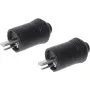 SHIVERPEAKS BS54030-SET sviras-savienotāju komplekts vadu savienošanai, 25 gab., 2/3/5-polāri, 0,14-4,0 mm², 400 V, 32 A, melns