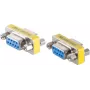 SHIVERPEAKS BS78254 9 kontaktu D-SUB adapteris vīrišķais uz sievišķo, sudraba