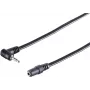 SHIVERPEAKS S-Conn HP30781 audio adaptera kabelis 0,2 m 3,5 mm male uz 2,5 mm male melns