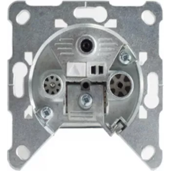 SHIVERPEAKS S/CONN maksimālas savienojamības Antenas sienas kontaktligzda SAT+BK ar Clamp Technology, 1 dB (15-93001)