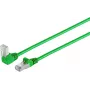 SHIVERPEAKS S/CONN maximum connectivity Cat 6 S/FTP PiMF tīkla savienojuma kabelis, leņķiskais uz taisno RJ45, zaļš, 7,5 m (08-64063)