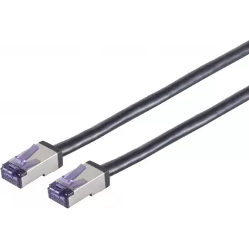 SHIVERPEAKS S/CONN maximum connectivity Cat. 6A Flex S/FTP tīkla kabelis, 5.0m, melns 08-28055