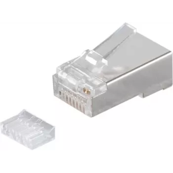 SHIVERPEAKS S/CONN maximum connectivity Cat.6a ekranēts RJ45 modulārais spraudnis, 8P8C, ar zelta pārklājumu 50µ kontaktiem, ar ievietošanas palīglīdzekli (72061-R)