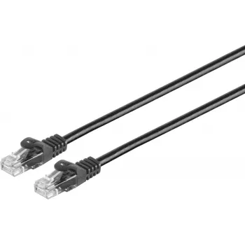 SHIVERPEAKS S/CONN maximum connectivity Cat.7 U/UTP RJ45 tīkla kabelis, 1m, melns 08-35025