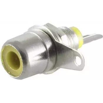 SHIVERPEAKS S/CONN maximum connectivity RCA panel mount ligzda, dzeltena 52090-Y