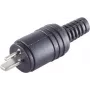 SHIVERPEAKS S/CONN maximum connectivity skrūvējams banānu kontaktdakša, 4 mm, 24k zelta pārklājums, 6 mm², pilnībā izolēta, 1 gab. (54030-)