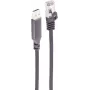 SHIVERPEAKS USB-A uz RJ45 Gigabit Ethernet adaptera kabelis, 15 m, alumīnija korpuss, melns BS14-52085