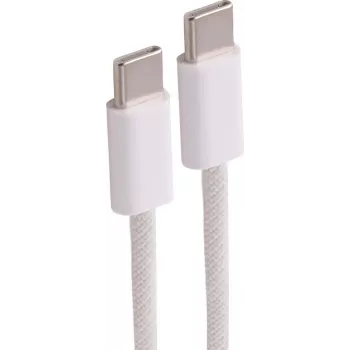 SHIVERPEAKS USB-C uz USB-C 240W PD 3.1 pīts kabelis, 1,8 m, balts BS14-22186