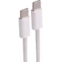 SHIVERPEAKS USB-C uz USB-C lādēšanas kabelis 2.0 240W balts tekstila 0,5m BS14-22016