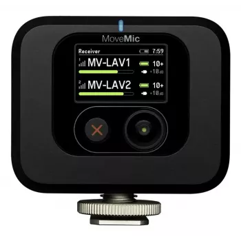Shure MV88+W-KIT-Z6 Bezvadu stereo mikrofons ar kameras stiprinājuma uztvērēju