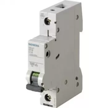 Siemens 5SL4108-6 1-poligais 8A B-raksturlīknes automātslēdzis 230/400V 6kA