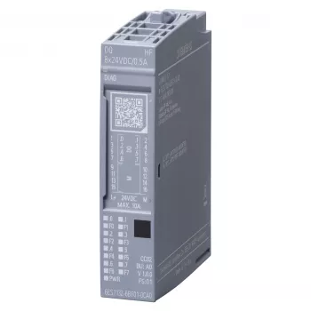 Siemens SIMATIC ET 200SP digitālās izejas modulis DQ 8x24VDC 6ES7132-6BF01-0CA0