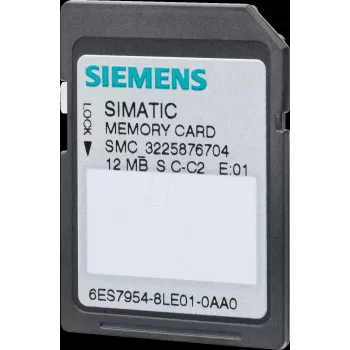 SIEMENS SIMATIC S7 atmiņas kartīte 24MB Flash S7-1200/S7-1500/SINAMICS (6ES7954-8LE03-0AA0)