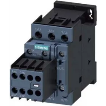 SIEMENS SIRIUS 3RT2028-1AP04 Kontaktors, 3 polu, 38 A, 230 V AC spole, 18,5 kW