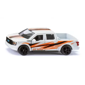 SIKU Ford F-150 Raptor 1:55 Metāla Modelis Balts/Oranžs